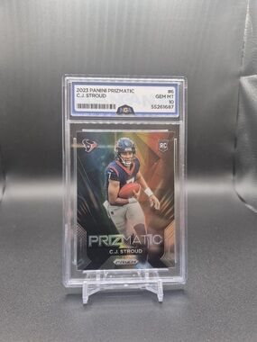Panini Prizmatic Football Card - Blue, Red, White